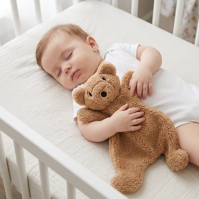 Doudou petit ours brin