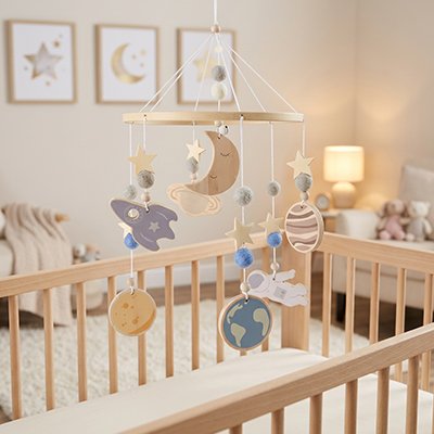 Mobile bebe astronaute