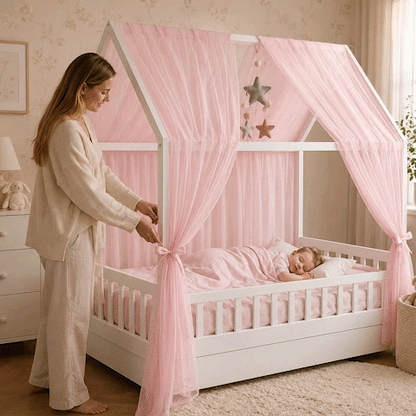 Ciel de lit enfant | Refuge serein
