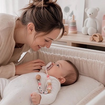 Attache tétine bébé
