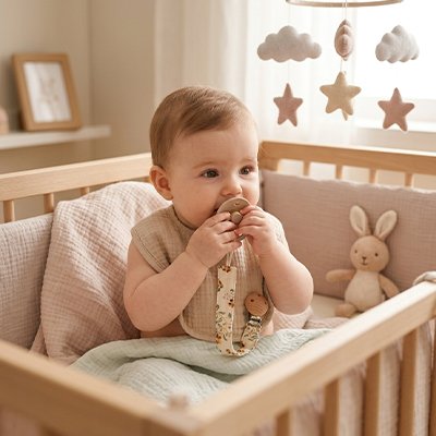 Attache tétine bébé