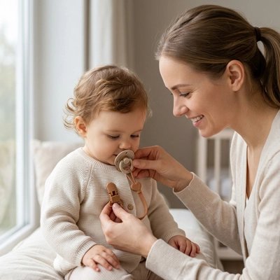 Attache tetine bébé