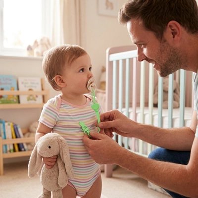 Attache tétine bébé