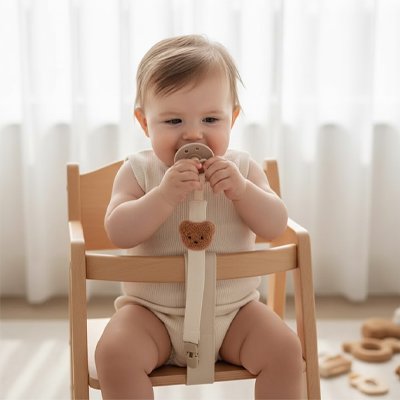 Attache tétine et bébé