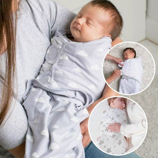 Couverture emmaillotage | Coton Naturel - Univers Bébé Doux