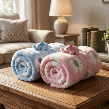 Couverture bébé | Petit éléphant Ultra-doux