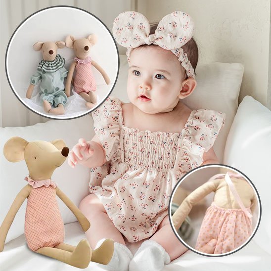 Doudou souris | Calin - Doux - Univers Bébé Doux