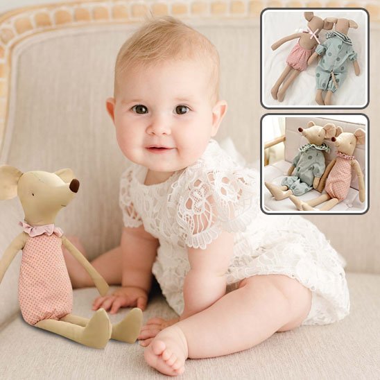 Doudou souris | Calin - Doux - Univers Bébé Doux