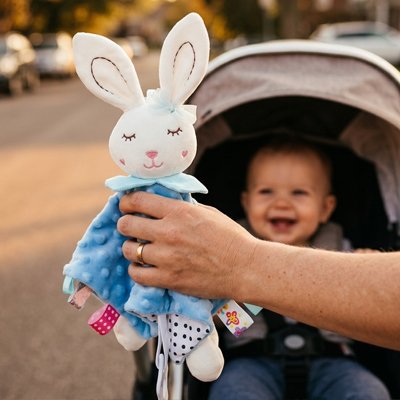 Lapin doudou compagnon