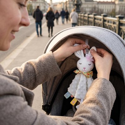 Lapin doudou pratique