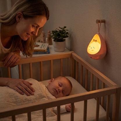 maman et son bébé sous  Veilleuse bébé
