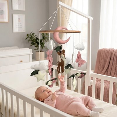 Mobile bébé en bois