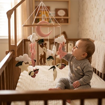 Mobile bébé papion