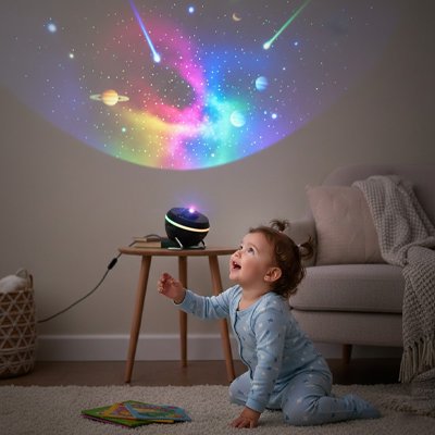 Projecteur bébé espace