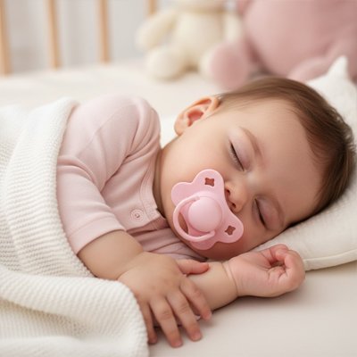Tétine bébé rose