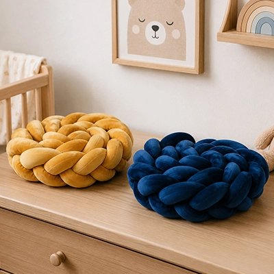 Tour de lit tresse pour bébé