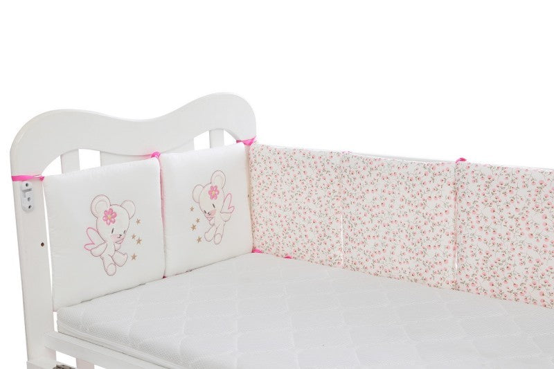 tour de lit petit ange blanc