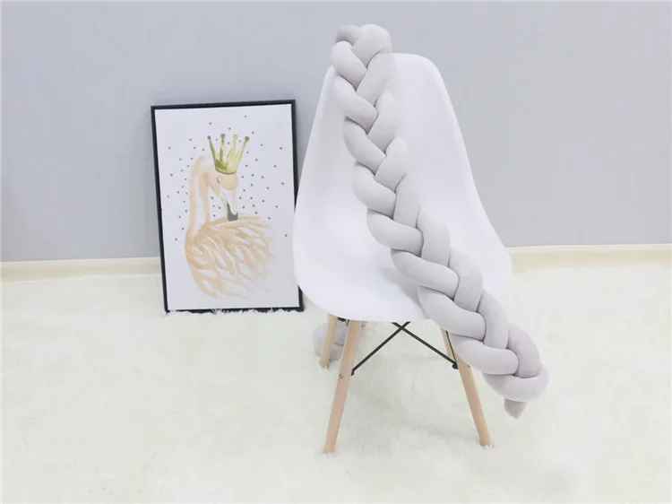 tresse de lit gris