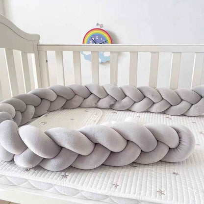 tresse de lit gris