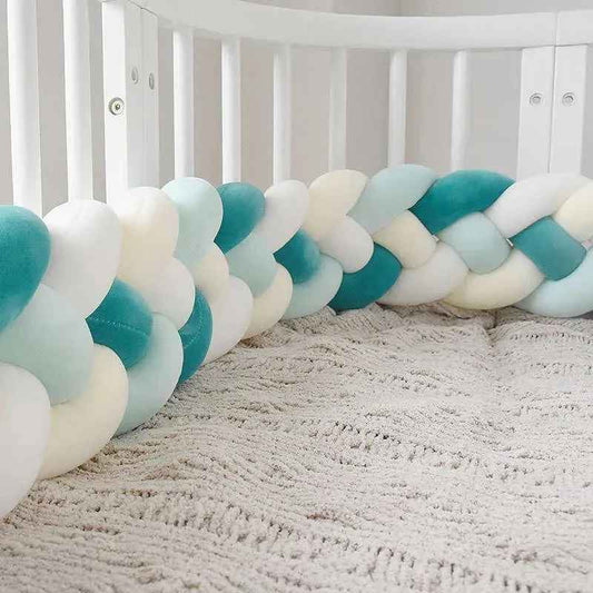 tresse de lit 4 brins vert turquoi
