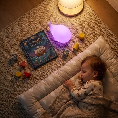 Veilleuse baleine pour bébé