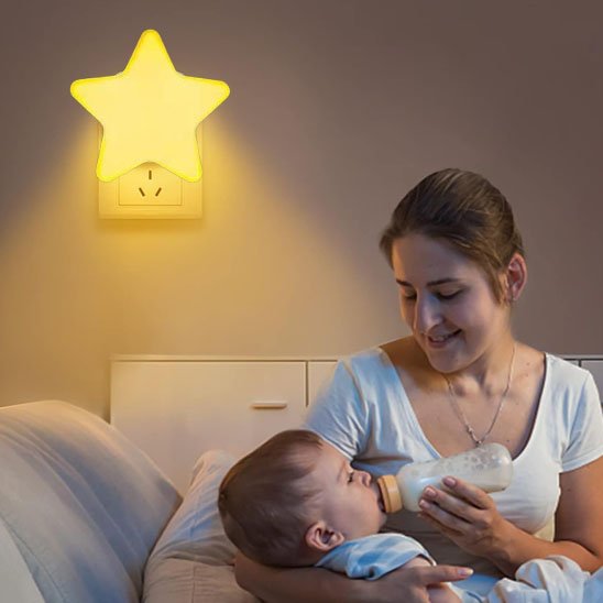 Veilleuse bébé étoile