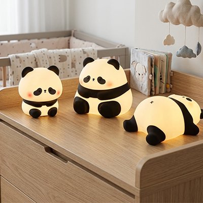 Veilleuse bébé panda