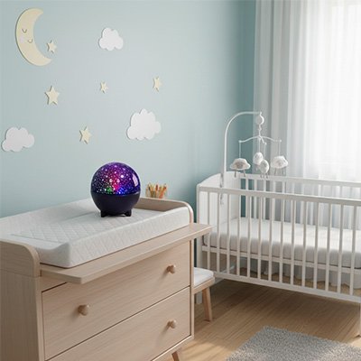 Veilleuse projection bébé
