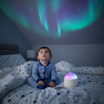 Veilleuse projection univers